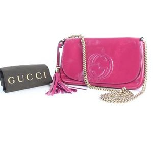Gucci Bags - Soho Crossbody GUCCI Fuchsia! SALE 😵🔥 Gucci Bags - Soho Crossbody GUCCI Fuchsia! SALE 😵🔥